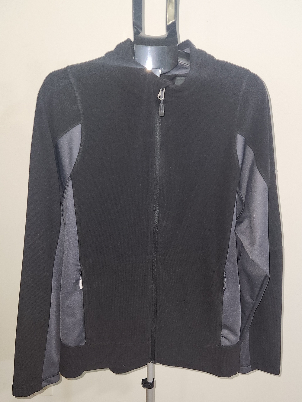 North End Men's Black & Gray Full-Zip Jacket - Lightweight Layer